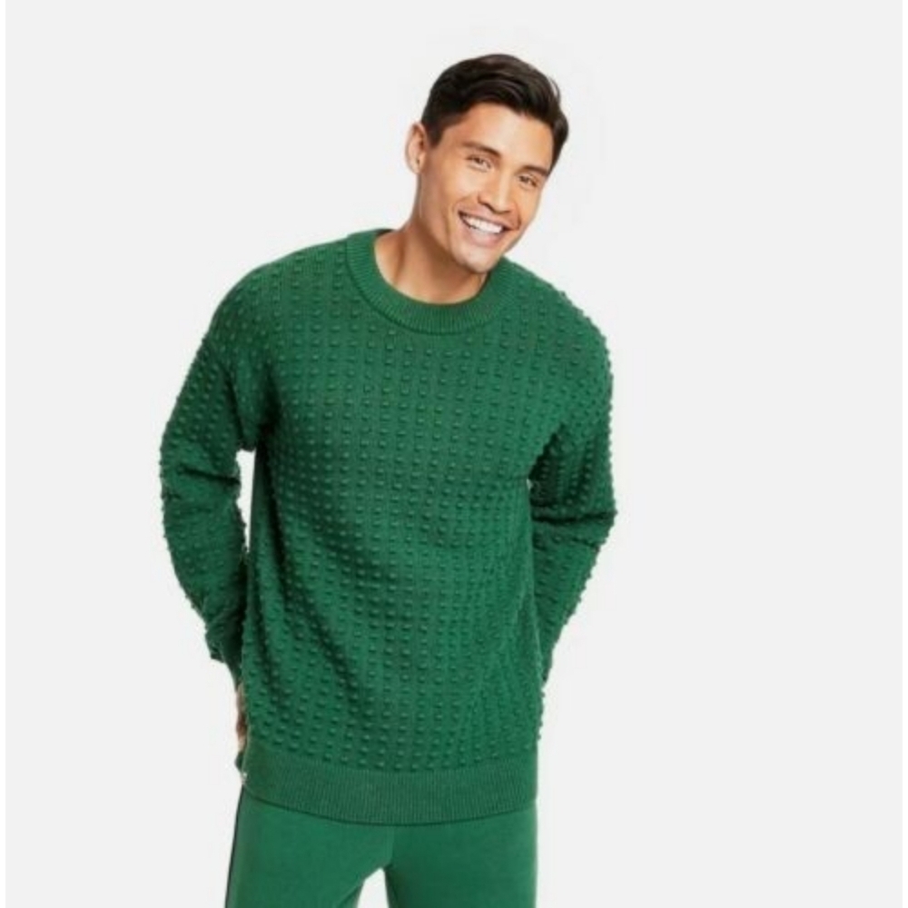 Lego x Target Collaboration Green Textured Long Sleeve Sweater Size Small